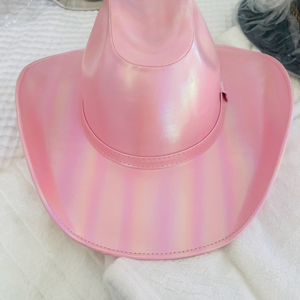 Pink Iridescent Women's Cowboy Hat